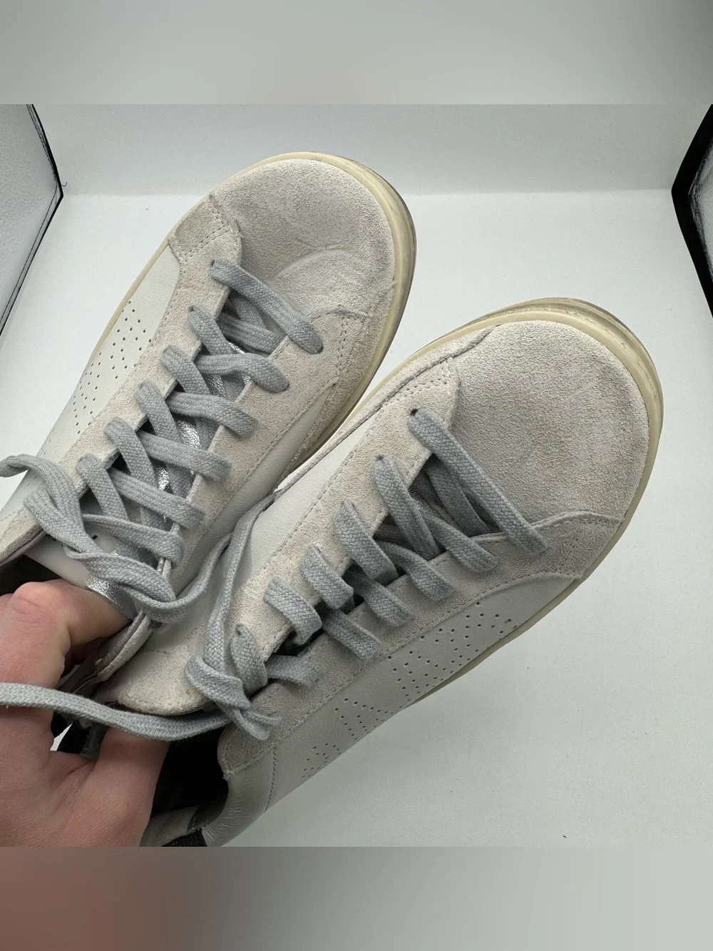 P448 John Sneaker women’s size 39 glitter heel NEW surf streetwear luxury